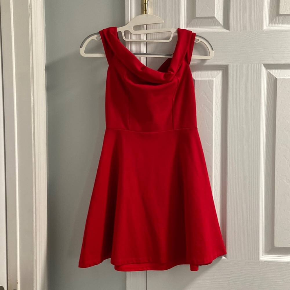 LuLu’s off the shoulder skater dress